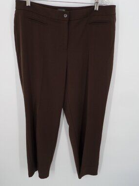 Chico's Additions Women's  Dark Brown Dress Pants Size 3  US 16